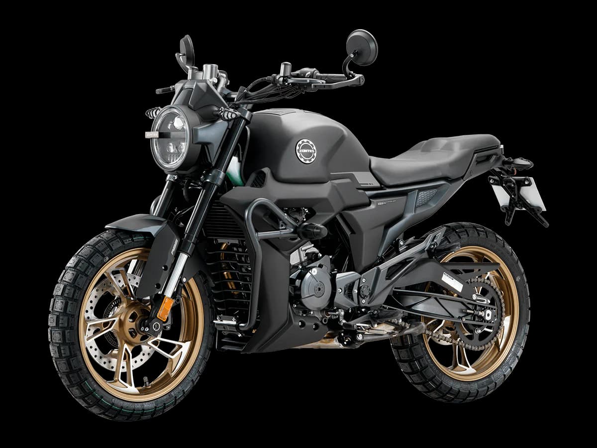 Zontes ZT125-G1, Чёрный/золотой — фото 5